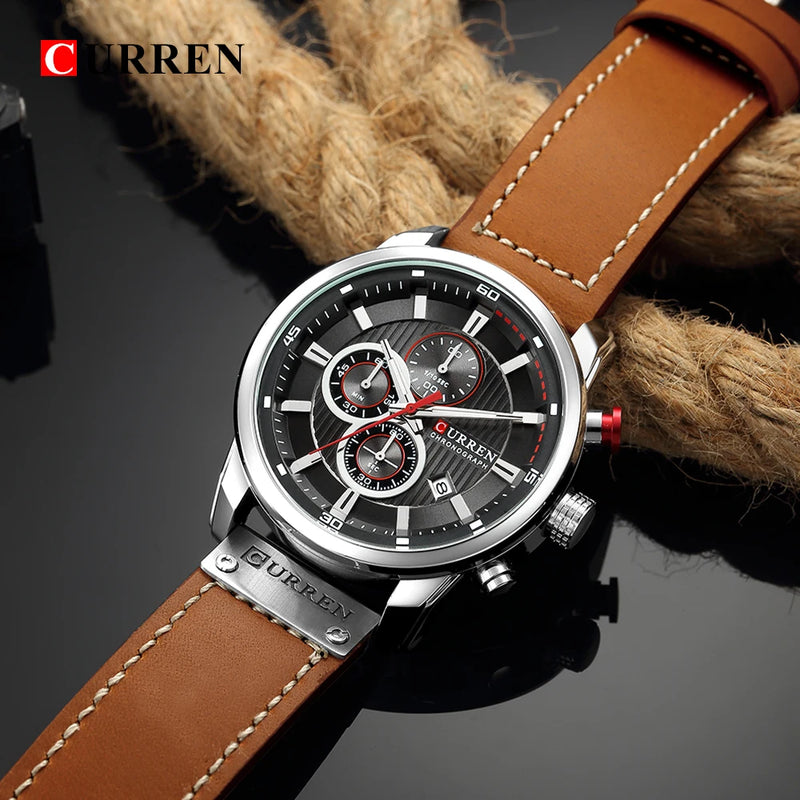 Relógio CURREN Quartz Men Watches