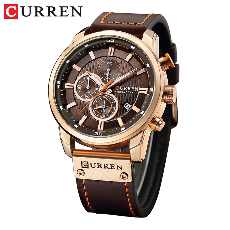 Relógio CURREN Quartz Men Watches